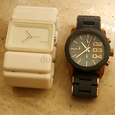 Stylish design deisel watch unisex and Nixon for women