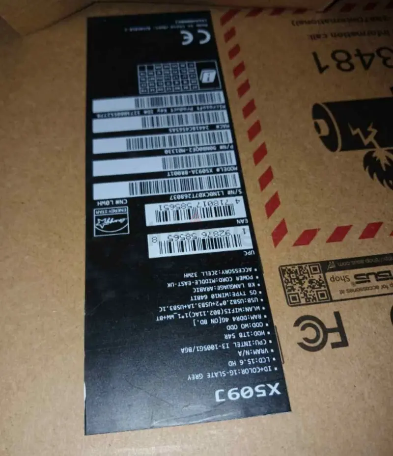 ASUS Laptop65073403248131114