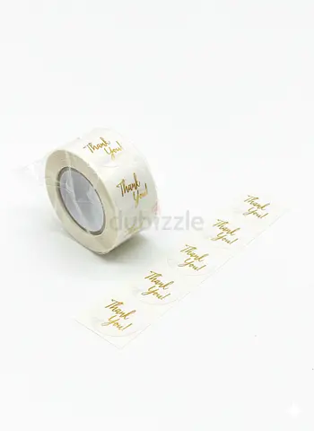 Elegant Thank You Sticker Roll for Your Gifts
