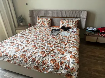 King Size Bed Set with two bedside tables and dresser