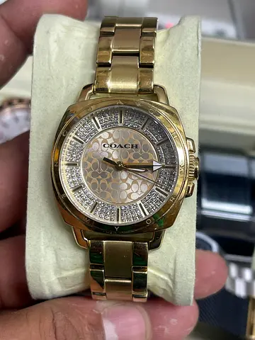 Stylish Orignal Coach Gold Watch for Sale