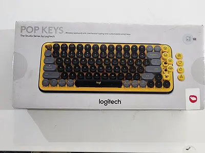 Logitech Pop Keys Wireless Mechanical Keyboard - Customizable  Unique Design