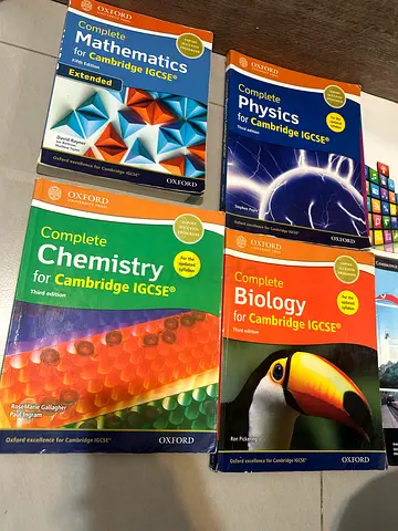 Cambridge O level IGCSE Books Math Physics Chemistry Biology ICT