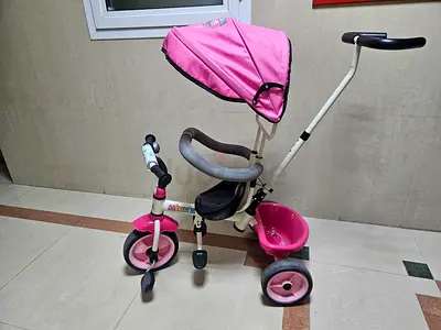 Adorable Pink Tricycle for Toddlers
