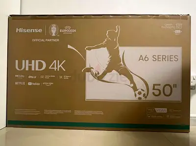 Hisense 50” UHD 4K Smart TV – A6 Series (Brand New in Box!)