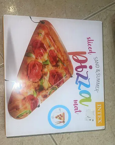 inflatable Slice of Pizza Mat for use in water