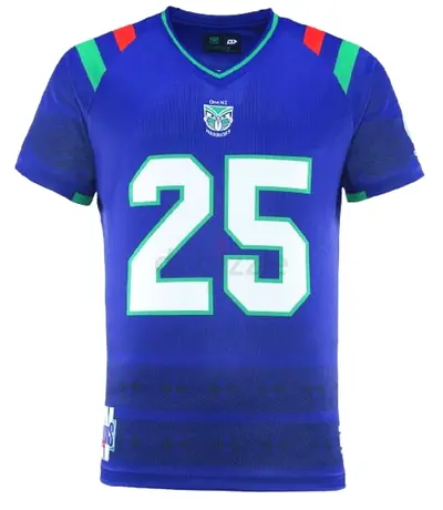 BNew New Zealand Warriors NRL 2025 - 26  Dynasty Las Vegas Warm Up Shirt Size Large NewS