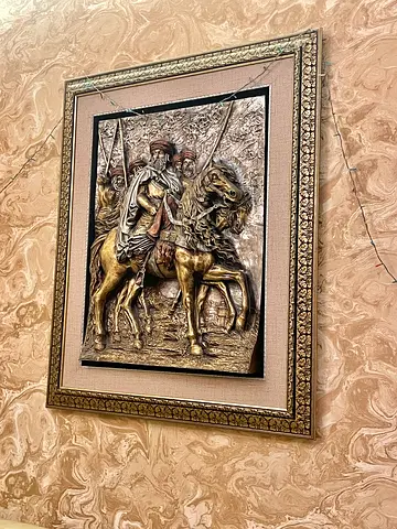 Exquisite Vintage Wall Art - Equestrian Theme only 125cm/105cm  genuine buyer contact please