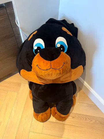 Adorable Giant Rottweiler Plush Toy