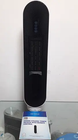 Oscillating Ceramic Tower Indoor Space Heater 2000 Watt