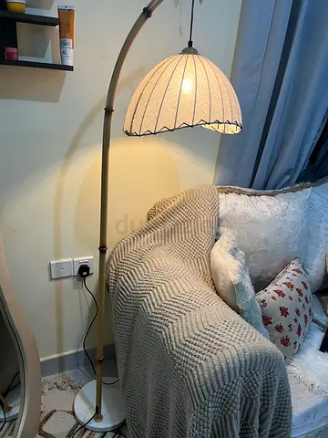 Vintage Floor Lamp with Elegant Shade