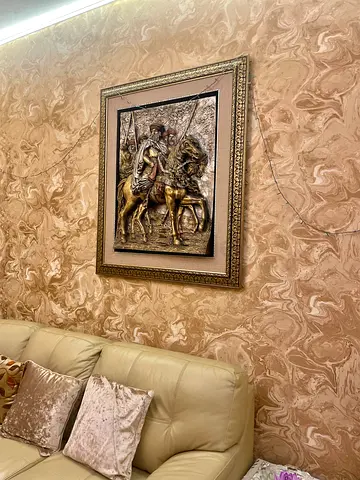 Exquisite Vintage Wall Art - Equestrian Theme only 125cm/105cm  genuine buyer contact please