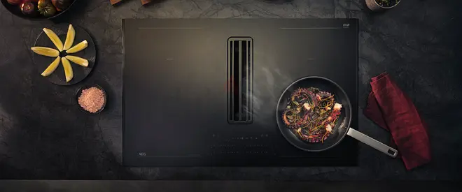 AEG cooktop.