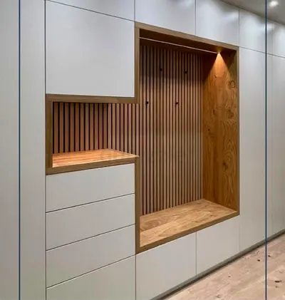 Carpenter Services Include: 	1.	Custom Wood Furniture Designing and crafting wardrobes, cabinets, ta