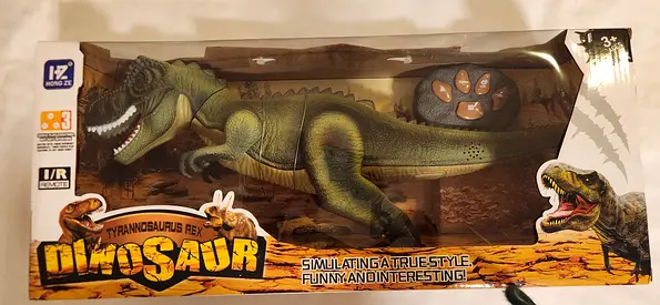 New toy in box - Remote control Dinosaur