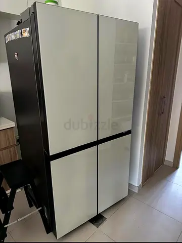 Samsung Bespoke Refrigerator With Flexible Glass panels