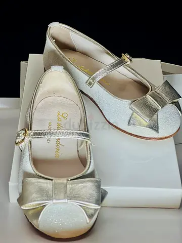 La Stupenderia Girls Ballerina Shoes – Made in Italy – Brand New