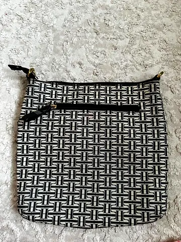 Genuine Tommy Hilfiger black and white bag