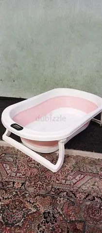 Baby foldable silicone tub