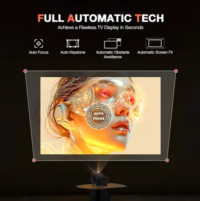 Revolutionary Full Automatic Home Projector