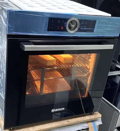 Bosch brand New Series 8 Built In Electric Oven 60x60 cm, TFT Display Control Stainless Steel - ( Mo