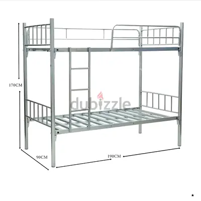 Sturdy Metal Bunk Bed in Excellent Condition with 2 matress urgent sale