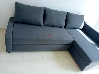 Modern Grey L-Shaped Sofa for Sale