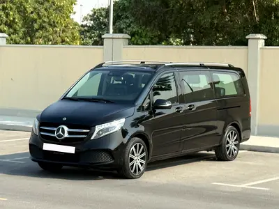 Mercedes Benz V250 2020 Black GCC Clean Car