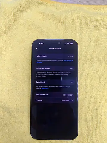Apple iPhone Battery Health - Excellent Condition