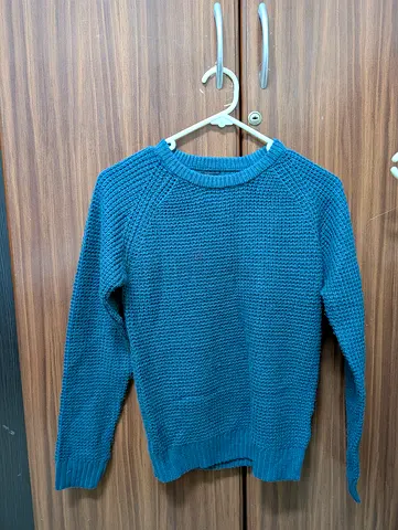 Cozy Blue Knit Sweater for Sale!