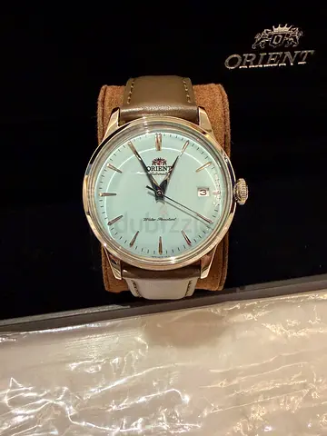 [MINT] Orient Bambino V7 RA-AC0M14L30B Automatic Limited Edition Light Blue Watch 1 of 6400