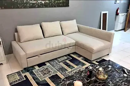 Comfortable L-Shaped Sofa with Storage