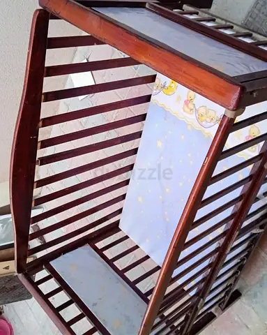 Baby Cot for sale with mattress