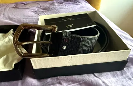 Mont Blanc Original Mens belt