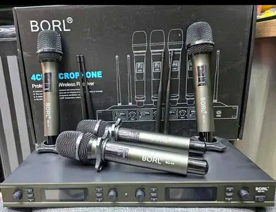 Borl B0-44 Wireless microphone set 4 in 1- AED 495/-