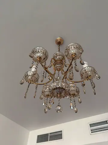 Two Elegant Crystal Chandelier for Sale
