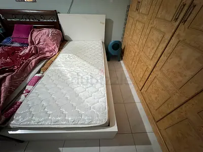 IKEA Single bed  Steel bed with matress