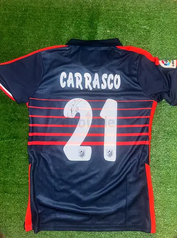 Authentic Signed Carrasco Atletico Madrid Jersey