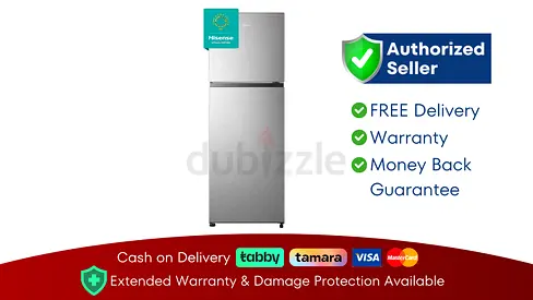 Refrigerator Hisense 328L Double Door ● Brand New | 1 Year Warranty | FREE Delivery