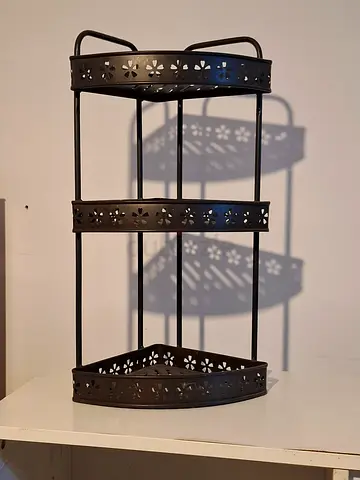 3 tier metal kitchen rack