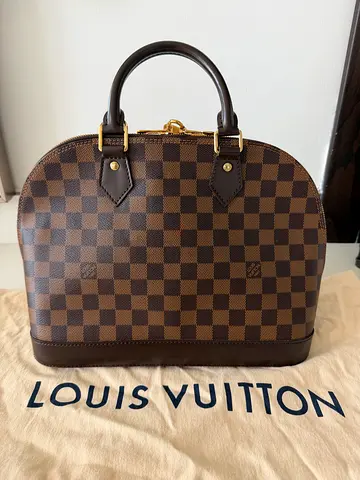 NEVER WORN Louis Vuitton Alma BB PM (Damier Ebene)