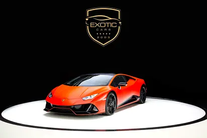 HURACAN EVO | FLUO CAPSULE | CARBON INTERIOR | MATT ORANGE | WARRANTY AVAILABLE