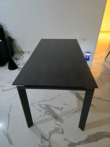 Modern Rectangular Extendable Dining Table for Sale