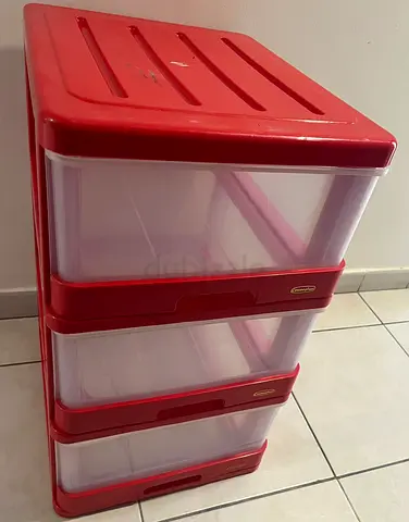 Cosmoplast 3 tier drawer