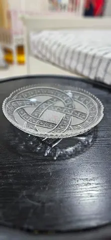 Intricate Vintage Glass tray