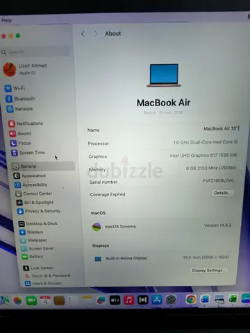 MacBook Air 13” 2019