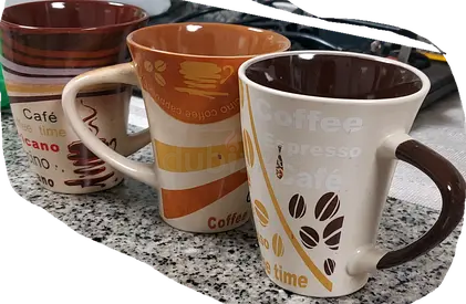 3 coffee mugs exclusive designs