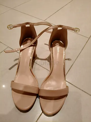 Elegant Nude Strappy High Heels for Sale