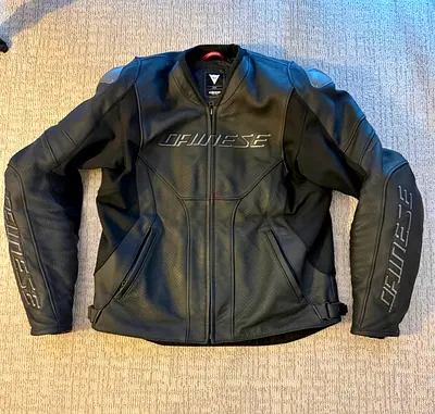 Dainese Motorcycle Racing CE Leather Track Jacket