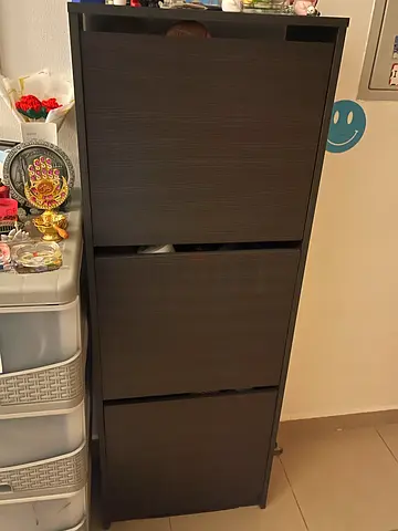 Stylish Black Wardrobe with Ample Storage
